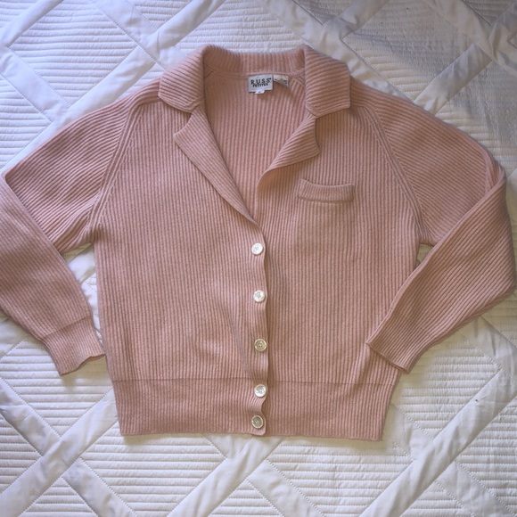 Russ pettites| Sweater| Women’s| Size L| Soft, pink, salmon, color, lambswool - Picture 12 of 17